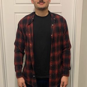 Men’s ORO Los Angeles Button -Up Flannel